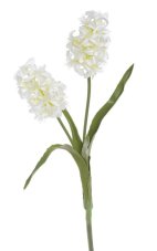 Umělý rozkvetlý hyacint x2 dl. 44cm
