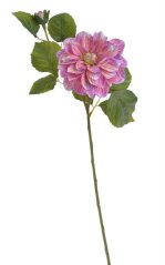 Umělá květina kvetoucí dahlie, květ Ø 15cm, dl.68cm