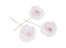 Hlava pěnové růže na drátku 5cm/13cm - 12ks