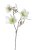 Umělá magnolie s listy - 3 květy Ø 18cm a 2 poupata dl. celkem  86cm