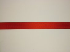 Atlasová jednobarevná oboulícní  stuha se vzorem 1,8cm/20m