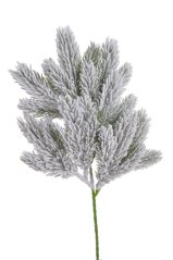 Vánoční dekorace umělá posněžená smrková větev dl. 35cm