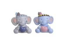 Dekorace figurka slon 4cm - polyresin