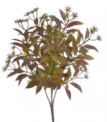 Umělá rostlina  ruscus s kvítky 5 výhonů, dl. 35cm