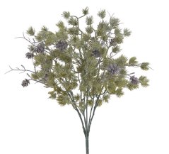 Umělá posněžená modřínová větev se šiškami dl. 41cm