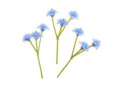 Dekorace umělé květy gipsofila 1cm/5cm - 80ks