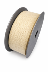 Plátnová jednobarevná stuha 3,3cm/10yards