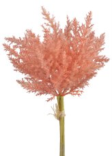 Umělá astilbe – svazek 3 ks, 33 cm, korálově oranžová