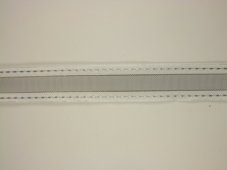 Plátnová stuha se vzorem a drátem 2,5cm/25m