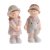 Dekorace keramická figurka chlapec/děvče v kraťasech 11cm