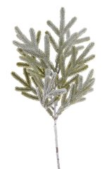 Vánoční dekorace osněžená větvička dl. 40cm