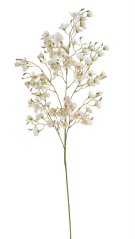 Kvetoucí větvička bílá 105 cm