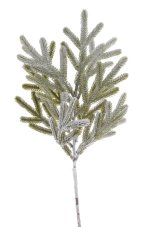Vánoční dekorace osněžená větvička  dl. 40cm