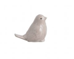 Keramický sedící ptáček 6,5cmL x 4cmW x 4,8cmH