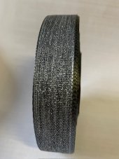 Jednobarevná plátnová stuha s efektní nití 2cm/20m
