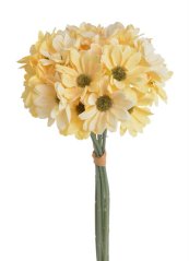 Kytice umělých margaretek, květ Ø 6 cm, dl.30 cm