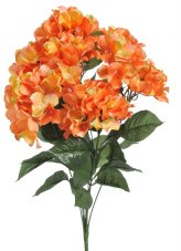 Kytice umělých hortenzií s 8 květy - dl. 50 cm