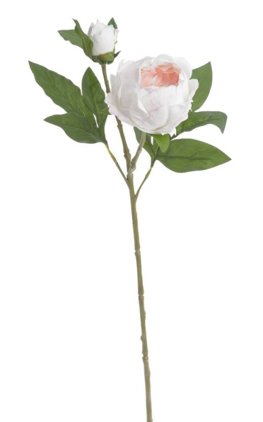 Umělá kvetpoucí pivoňka RT květ 10cm, dl. 60cm
