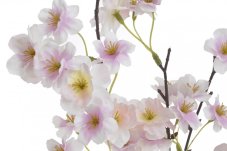 Umělá větev kvetoucí višně dl. 92cm