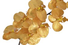 Umělá orchidej na stonku květ 9cm, dl.100cm