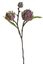Umělý kvetoucí bodlák, květ Ø8cm/dl.65cm