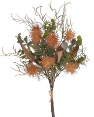 Svazek 4 eukalyptů a bodláků s doplňky dl. 52cm