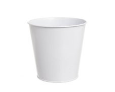 Plechový ozdobný obal na květináč  13cm∅ x 12,5cmH