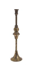 Kovový dekorativní svícen Ø 6 - 8 cm, H39 cm