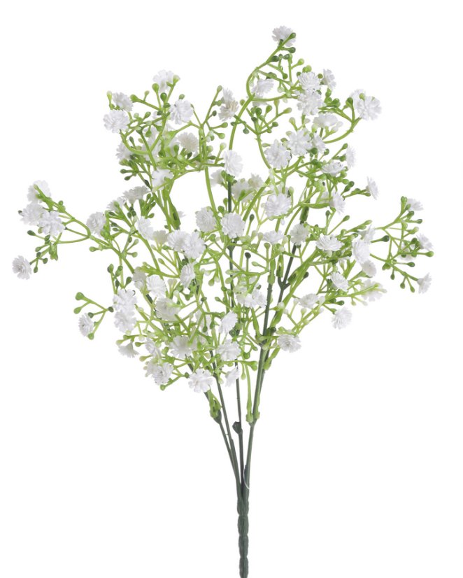 Kvetoucí umělá gipsofila dl.36cm