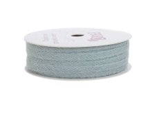 Vlněná jednobarevná stuha - pletená  0,7cm/dl. 5m