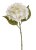Umělá střední hortenzie na stonku s listy, hlavička Ø13cm/dl.36cm