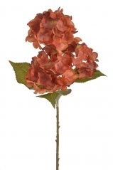 Umělá hortenzie 3 květy, Ø 12cm, dl. 65cm