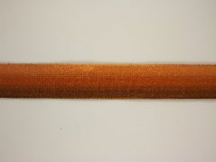 Plátnová stuha s metaloplastem a drátkem 25mm/25m