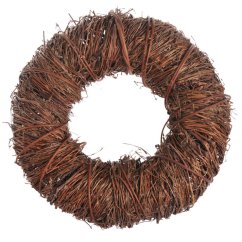 Věnec ze dvou druhů proutí Ø 30 cm, H10 cm