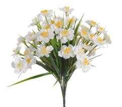 Umělá kytice 7 kvetoucích výhonů dl. 33cm