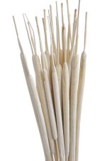 Přírodní bělený materiál hogla medium vyb. dl. 70cm - 25ks