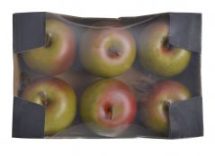 Jablka z měkčeného plastu Ø 7 cm - 6ks