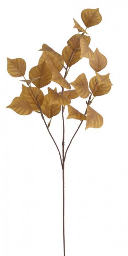 Umělá rostlina větvička s lístky - 3 výhony dl. 78cm