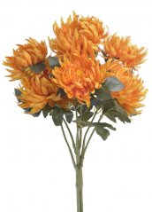 Kytice umělých chryzantém, květ Ø16cm/ kytice dl.57cm