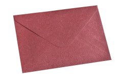Jednobarevné mini obálky s vymačkávaným dekorem růžiček 16x11cm -10 ks