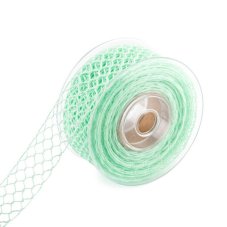 Bavlněná síťovaná tužená stuha 4cm/10m