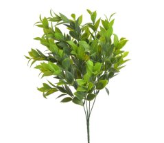 Keřík umělých olistěných větviček, 5 výhonů - dl. 38cm