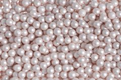 Dekorační kuličky na nalepování s perleťovým leskem Ø 1cm - 10g