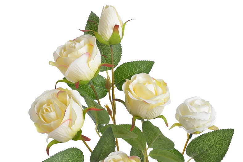 Kytice umělých růží, květ Ø 5cm/celkem dl. 79cm