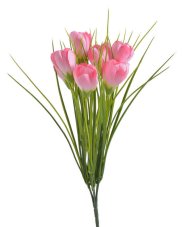 Kytička umělých krokusů - 7 kusů dl. 40 cm