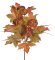 Podzimní větvička s 5 dýněmi 3,5 cm/dl. 30 cm