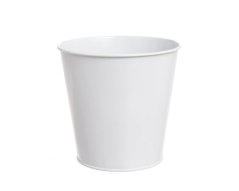 Plechový ozdobný obal na květináč 13cm∅ x 12,5cmH