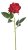Umělá růže na stonku s listy Ø7cm/dl.52cm
