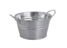 Plechová nádoba s úchyty 15,5cm∅ x 9cmH