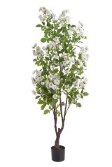 Umělá růže stromek v květináči, květináč Ø 15cm, rostlina 158cmH
